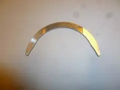 Полукольцо упорное верхнее вала коленчатого TDQ 25 4L/Thrust piece ТРАСТ-ЭНЕРГО