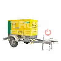 Дизельный генератор MitsuDiesel МД ЭД-30-Т400-1РКМ29 в шумозащитном кожухе на шасси