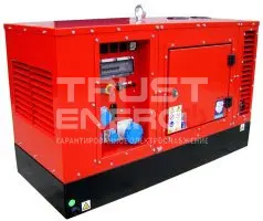 Дизельный генератор EuroPower EPS 8 DE В кожухе Kubota D1105 trustenergo.ru